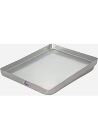 Resim Alimunyum Fırın Tepsi Alkar 44 34 Cm 1 Kilo Açık Gri 