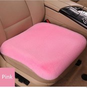 Resim Pembe Kış Sıcak Araba Klozet Kapağı Ön Arka Yastık Peluş Ped Koruyucu Mat Sandalye Minderi Aksesuarları 