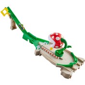 Resim Hot Wheels Mario Kart Çılgın Yaratıklar Oyun Seti Serisi - Piranha Plant Slide GCP26-GFY47 