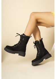 Resim Siyah Kancalı Postal-siyah - Siyah 