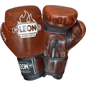 Resim Aksaspor Leon Blade Training Boks, Kick Boks Ve Muay Thai Eldiveni Kahve 