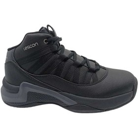 Resim Lescon Bounce Unisex Siyah Bağcıklı Basketbol Ayakkabı 