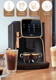 Resim Arzum Okka Espresso Pro Tam Otomatik Espresso Makinesi Bakır - OK0030-04 