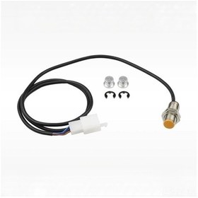 Resim Teltree Motorcycle Lcd Göstergesi Donanımı - 2. Nesil Manyetik Hız Sensörü Kablosu, 12v, 6 Seviye Yakıt Göstergesi, Su Geçirmez, 199km/h Maks Hız 