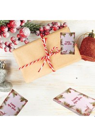 Resim Yılbaşı Happy New Year Tebrik Kartı, Yeniyıl Temalı Hediye, Not K 