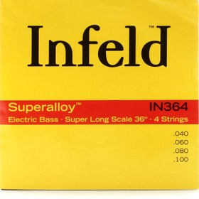 Resim Thomastik IN364 Bas Gitar Teli | 4 Telli Bas İçin Uzun Ömürlü Çelik Sarım 