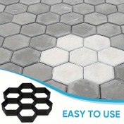 Resim 1 adet Kolay Kullanımlı DIY Bahçe Yolu Yapım Seti - Kaldırım & Taş Yollar için Dayanıklı Plastik Çimento Tuğla Kalıplama Aracı - Dış Mekan Yürüyüş Yolları & Peyzaj Projeleri için Mükemmel 
