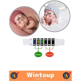 Resim Tek Kullanımlık Çocuk Bebek Ateş Ölçer 10'lu 
