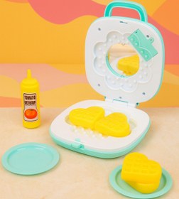 Resim hak-iş oyuncak Pilli Işıklı Sesli Waffle Makinası 