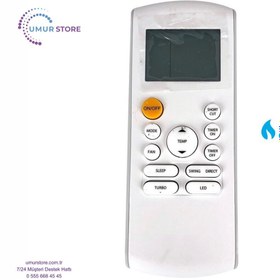 Resim Herz Airfel LTXM71N İnverter Klima Kumandası 