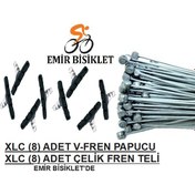 Resim Xlc 8 Adet Fren Teli & 8 Adet Pabuç Set Takımı 