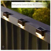 Resim WaterProof Solar Merdiven Lambası 4 Adet 