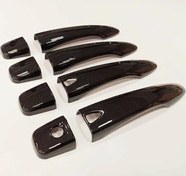 Resim Nissan Qashqai 2014-2020 Kapı Kolu Kaplama - Piano Black ( Smart Key ) 