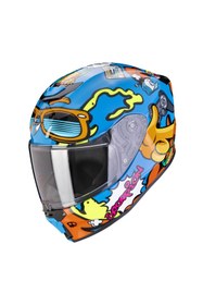 Resim Scorpion EXO-JNR Air FUN Kapalı Çocuk Motosiklet Kaskı MaviOranj 