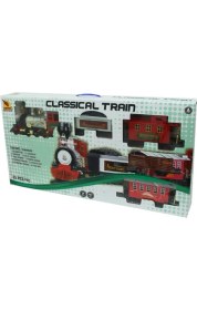 Resim Sunman Klasik Tren Seti 35 Parça Sesli Işıklı 