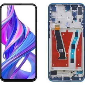 Resim Huawei P Smart Z Lcd Ekran Dokunmatik Mavi Çıtalı 