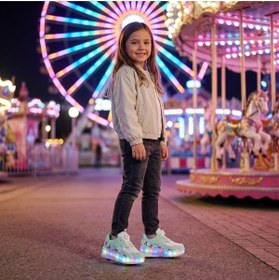 Resim ROCKY Tekerlekli Paten Ayakkabı- su yeşili 