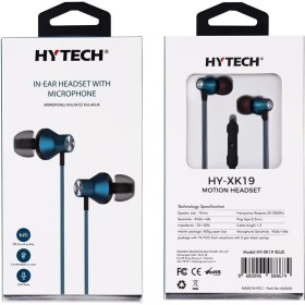 Resim Hytech HY-XK19 Mavi Telefon Uyumlu Kulak Içi Mikronlu Kulaklık 