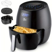 Resim Cloud011 Siyah 6,9 Qt Xl Hava Fritözü: 8 Pişirme Modu, 1700w, Dijital Ekran, Sağlıklı Pişirme 