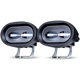 Resim Knmaster Formula 20w Motosiklet / Off Road Sis Farı Takım 