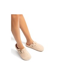 Resim Twigy Tuana Kadın, Garson Boy Ev Terliği Krem 36/40 EE0202 Krem 