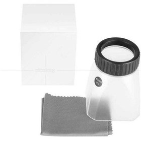 Resim Profisher 15x Silindir Tipi Cup Büyüteç Masaüstü 45 MM Akrilik Lens 