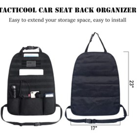 Resim SEGRETO Araba Koltuk Organizer Araç Koltuk Arkası Koruyucu Tablet Telefon Gazete Tutucu Oto Düzenleyici 