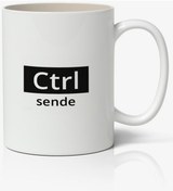 Resim Ctrl Sende Yazılı Baskılı Kupa Bardak - Baskılı Kahve Kupa Bardak 