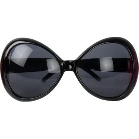 Resim 70 Li Yıllar Siyah Renk Nostalji Yeşilçam Parti Gözlüğü 15X7 cm 