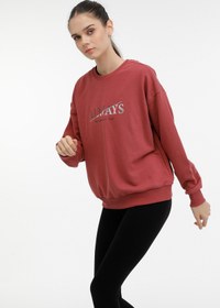 Resim WL DELLA 16GD22 3PR PASTEL BORDO Kadın Sweatshirt 