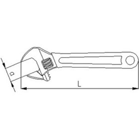 Resim İzeltaş 0600011006 Kurbağacık Anahtar 6'' N11.29574 