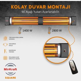Resim MirKraft Square 2800 W Infrared Isıtıcı 