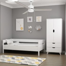 Resim Fancium DKF-307 Aydınlatmalı Beyaz Tavan Vantilatörü 