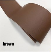 Resim Kendinden Yapışkanlı Deri Tamir Bandı Yama Kanepe Araba Koltuğu Mobilya İçin Brown 50x120cm 