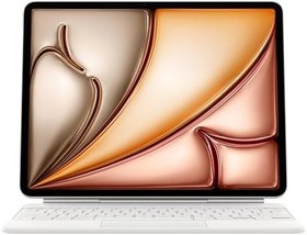 Resim Apple 13 inç iPad Air (M3) için Magic Keyboard Kılıf, Harika Yazma Deneyimi, Yerleşik Trackpad, Türkçe Q Klavye - Beyaz ​​​​​​​ 