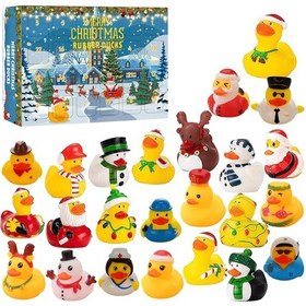Resim Suntek Aile Tarzı C 24 Ördek Eğlenceli Oyuncak Ile 24 Gün Yılbaşı Advent Takvimi 2023 