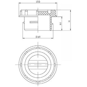 Resim Parça Vidalı Tapa 