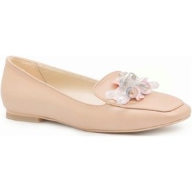 Resim Gedikpaşalı Shp 22K 444 Bej Bayan Ayakkabı Babet (520631098) Bej 