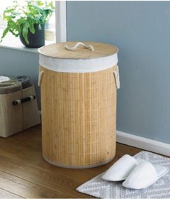 Resim Decohandy Yuvarlak Bambu Kirli Sepeti 02-10mm 5yards 