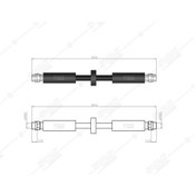 Resim SVAC 10-193 Fren Hortumu Ön Audi Allroad 2.5 2.7 4.2 2000-2005 
