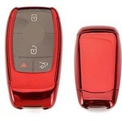 Resim Mercedes W213 Uyumlu 2 Parça Silikon Kumanda Kabı Kırmızı 