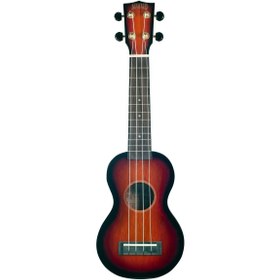 Resim Mahalo MJ13TS Java Series Soprano Ukulele (3 Tone Sunburst) 