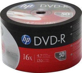 Resim HP DME00070-3 DVD-R 4.7 GB 120 MİN 16X 50Lİ 