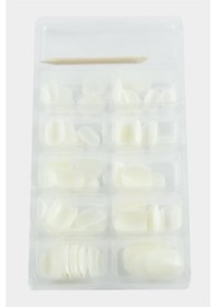 Resim Cosmotex Misyul Küt Oval Takma Tırnak 100 Adet-krem 