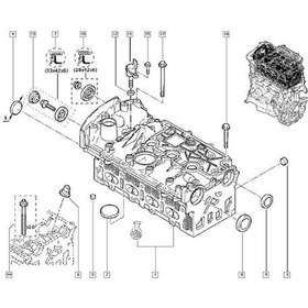 Resim Megane 2-II 1.6 16 Valf Silindir Kapağı 7701474361 