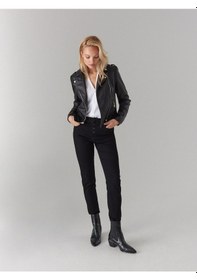 Resim Pierre Cardin Bayan Suni Deri Ceket (482884970) 