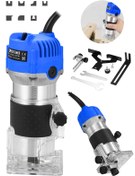 Resim STEİNER Germany Technology 3000 W 6 Kademe Devir Ayarlı Formika Traşlama Freze Makinesi 6 Mm Pens Mv 