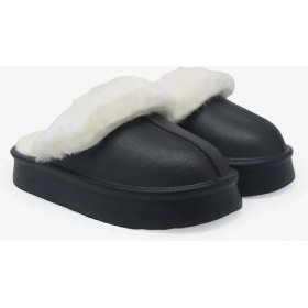 Resim Pierre Cardin Kadın Peluşlu Ev Terliği Siyah PC-55332 