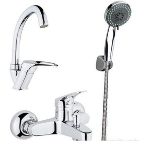 Resim 3'Lü Banyo Batarya Seti Krom 