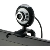 Resim 3C Store Bilgisayar Pc Dizüstü Masaüstü Web Kamerası Içın Usb2.0 Web Kamerası 6 LED Gece Işığı Hd Web Kamerası Mıc (Yurt Dışından) 